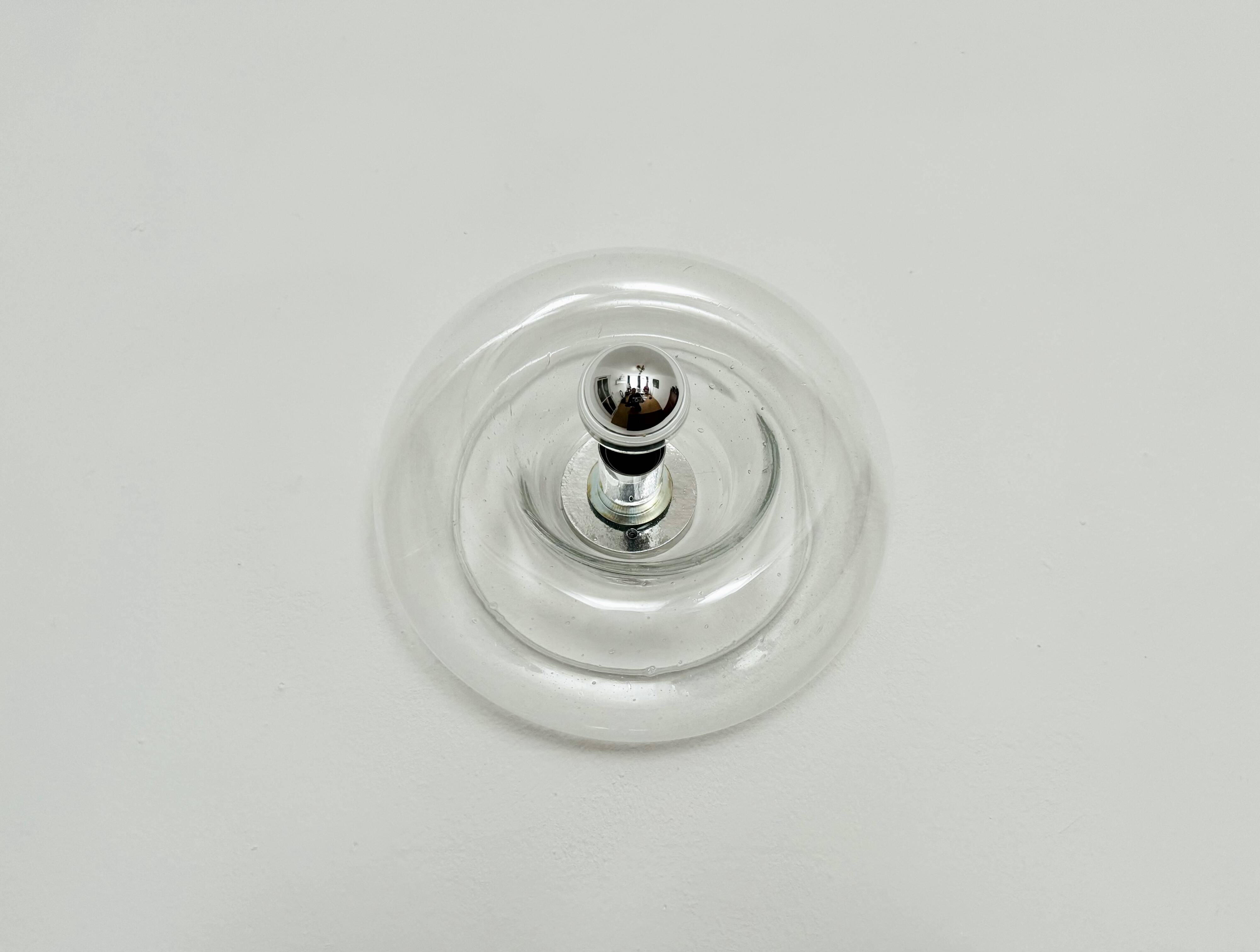 Donut Wall or Ceiling Lamp by J.T. Kalmar