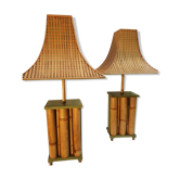 Paire de lampes d'inspiration orientale