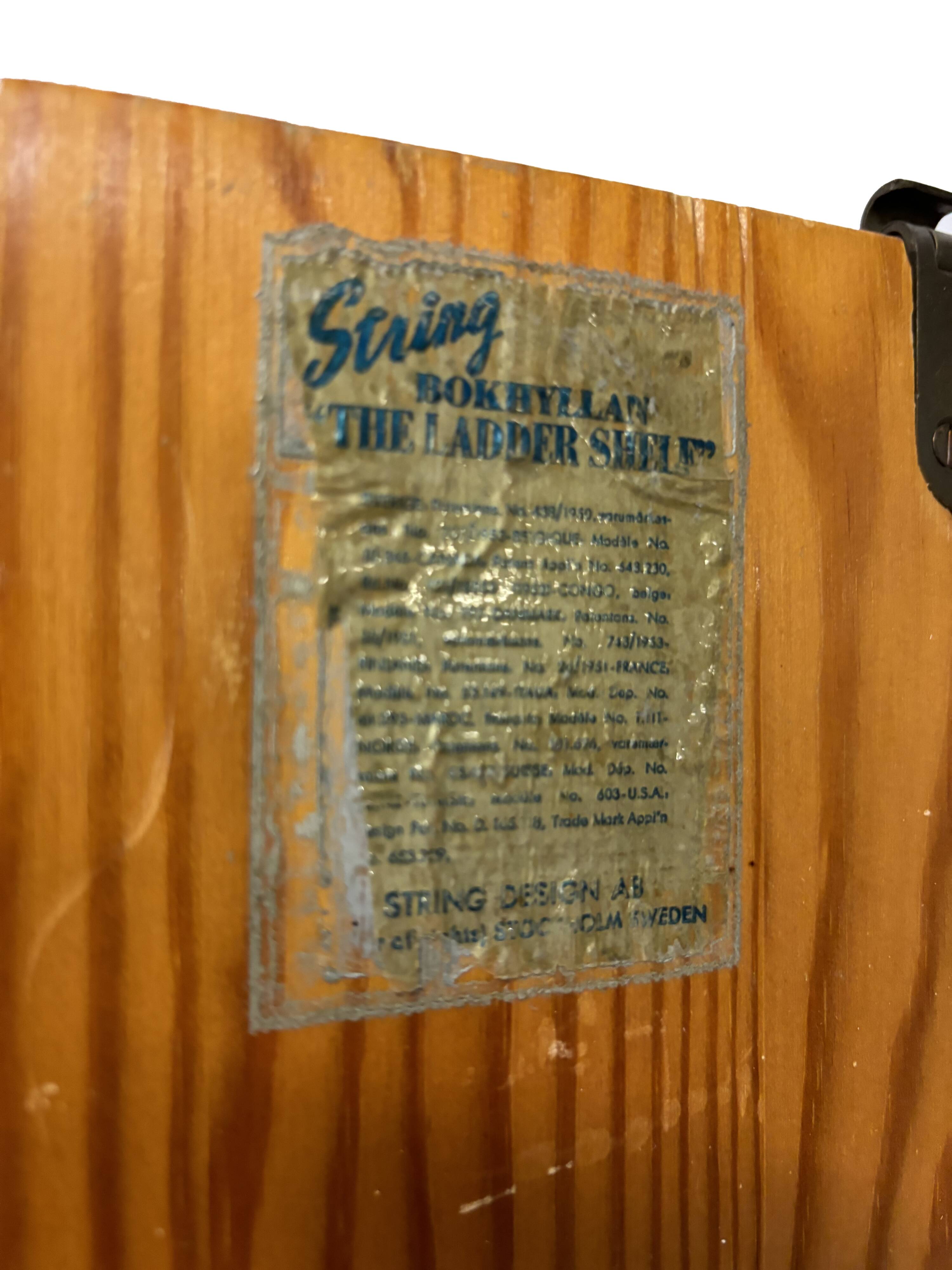 Mid century nisse strinning string wall system 1960 compact