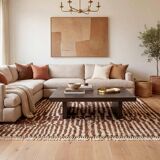 Handmade artisanal Berber rug 3x2 m