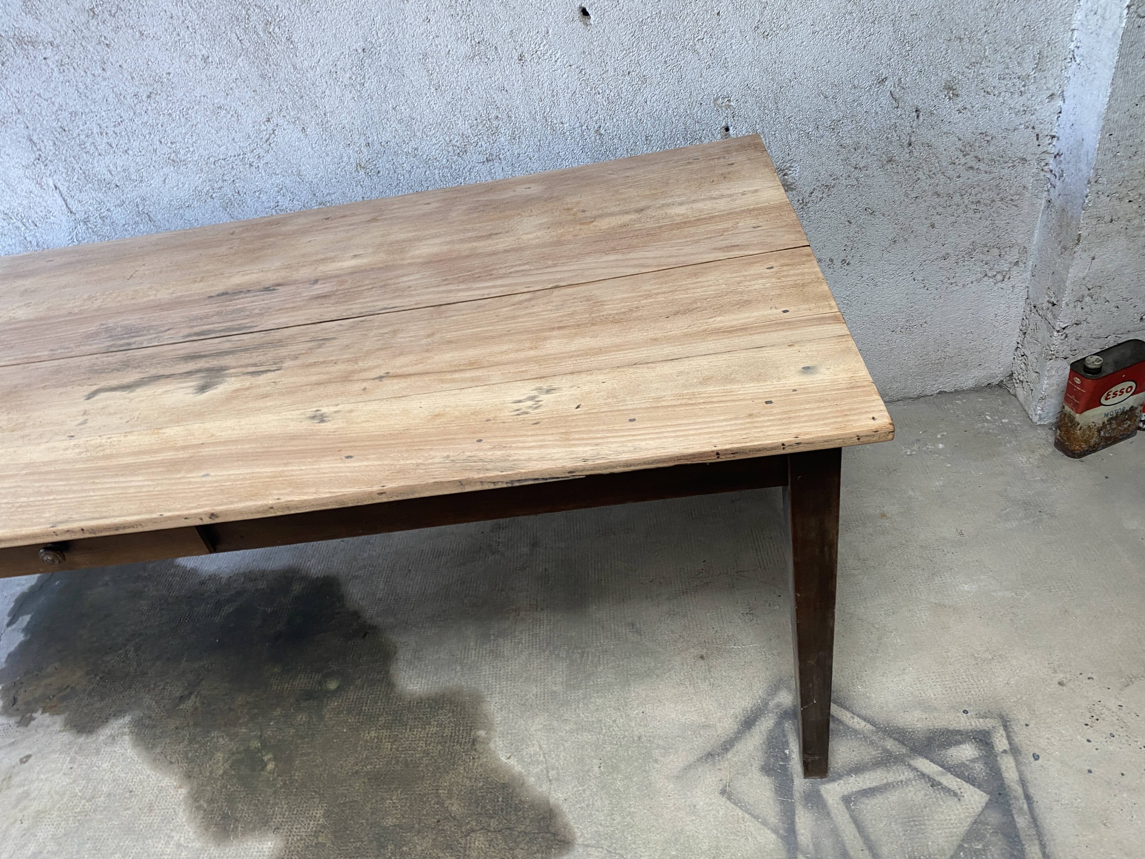 Oak farmhouse table