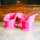 Pink Popptorp armchair, Ikea 90s