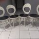 Suite de 4 chaises de bistrot Baumann modèle Mouette vintage