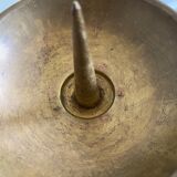 Pair of brass church candlesticks