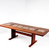 Gangsø Møbler extendable dining table in rosewood and ceramic version