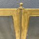 Antique 19th century fireplace screen, Bouhon Frères spark arrester