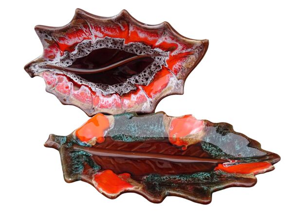 Collection de 8 pièces de faïence vintage française de Vallauris