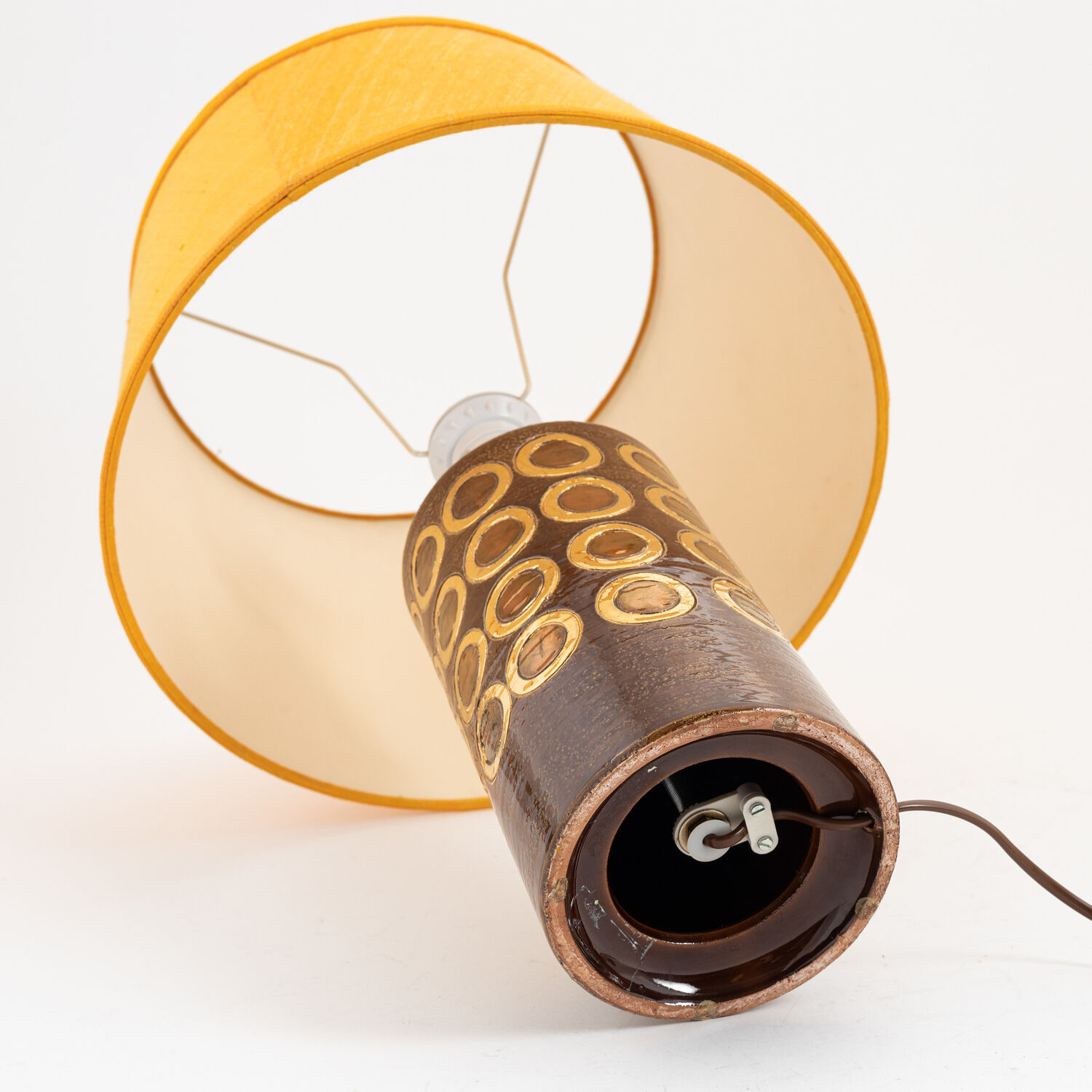 Earthenware table light, Bitossi, Italy.