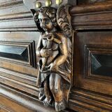 Antique carved wooden buffet in Renaissance style, late 18th / early 19th century.