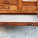 Art-deco style glazed cabinet