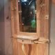 Coat rack "1900" in caning
