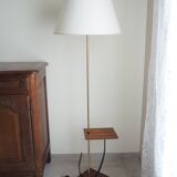 Scandinavian floor lamp in teak and metal from the 1960s-1970s