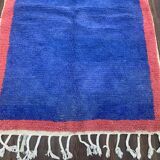 Moroccan rug made of natural wool, handmade, 3x2 m.