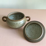 Stoneware sugar bowl