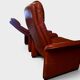 Pair of reclining lounge chairs DS 50 De Sede – Cognac Leather