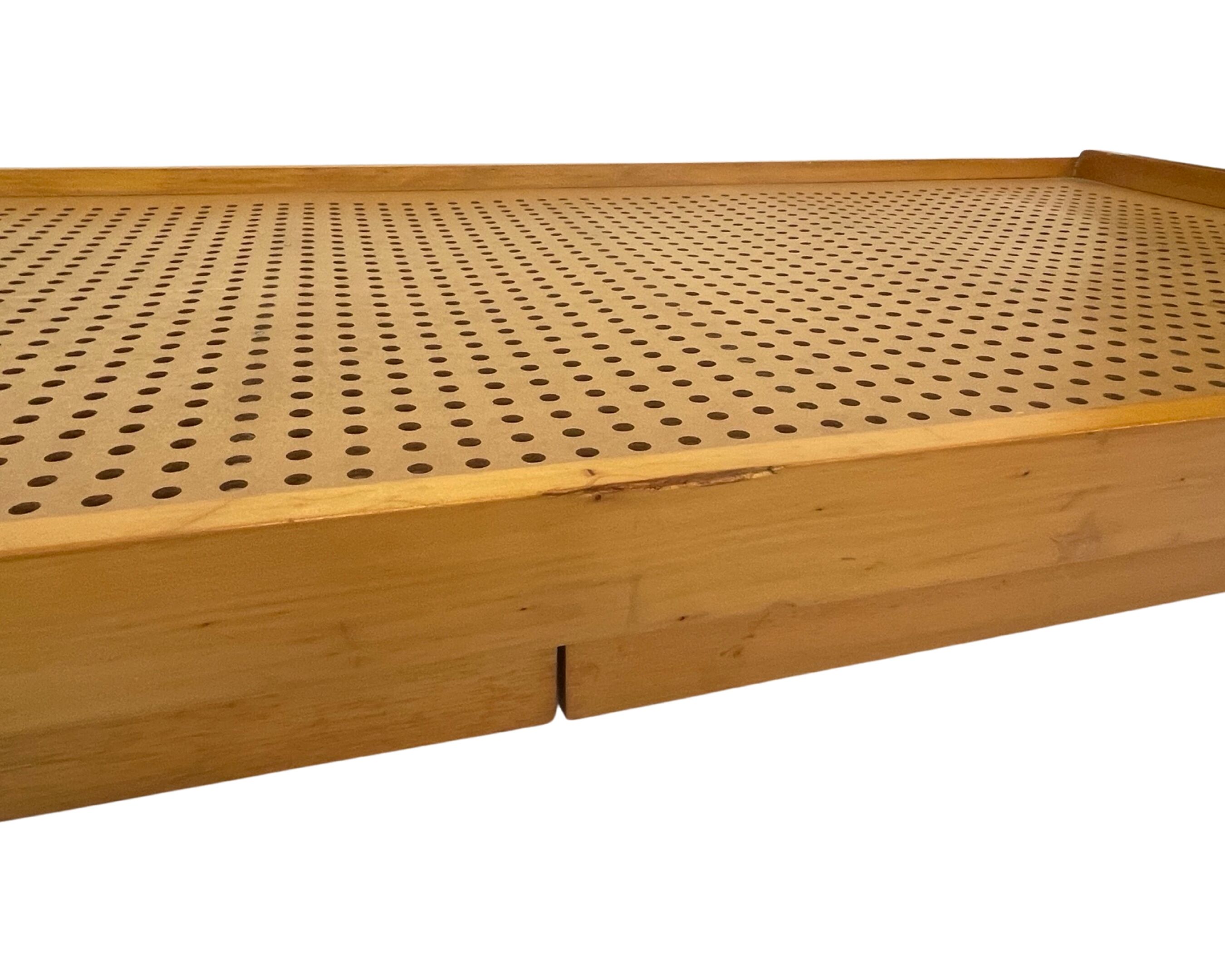 Vintage wooden bed with drawers, Netherlands, 1960 design Daybed