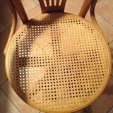 Fauteuil assise cannée