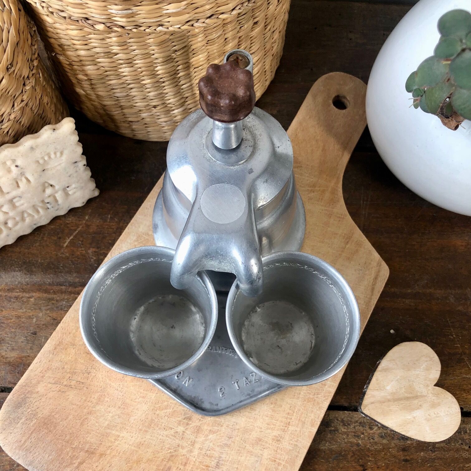Vintage italian coffee maker "mignon 2 tazze"