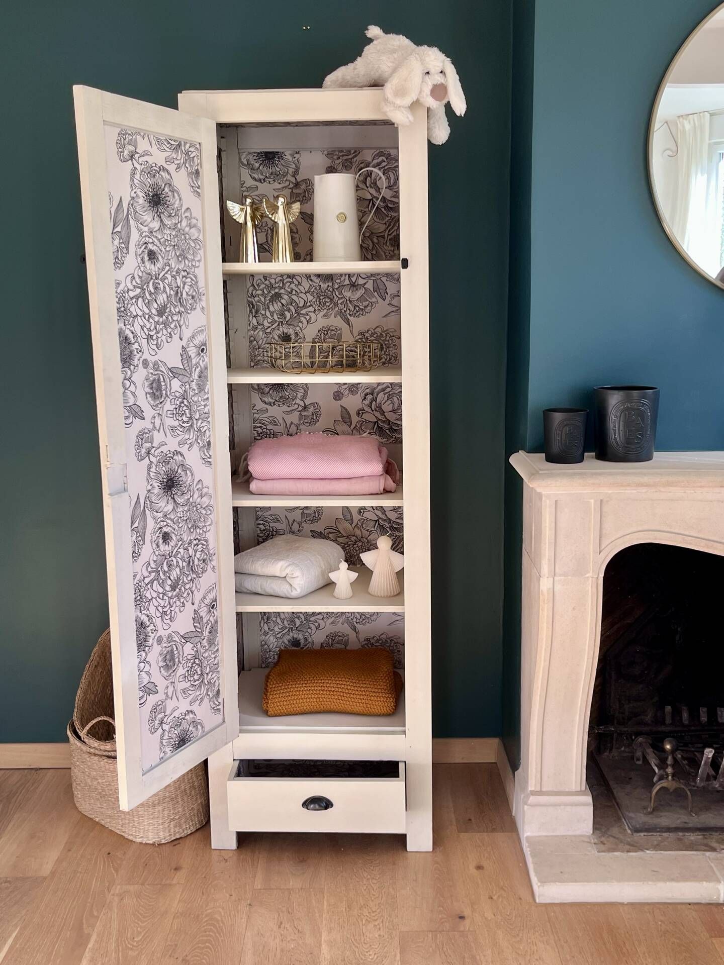 Vintage linen cupboard