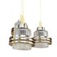 Mid-century modern cascade chandelier Pokrok Žilina, Czechoslovakia, 1970s.