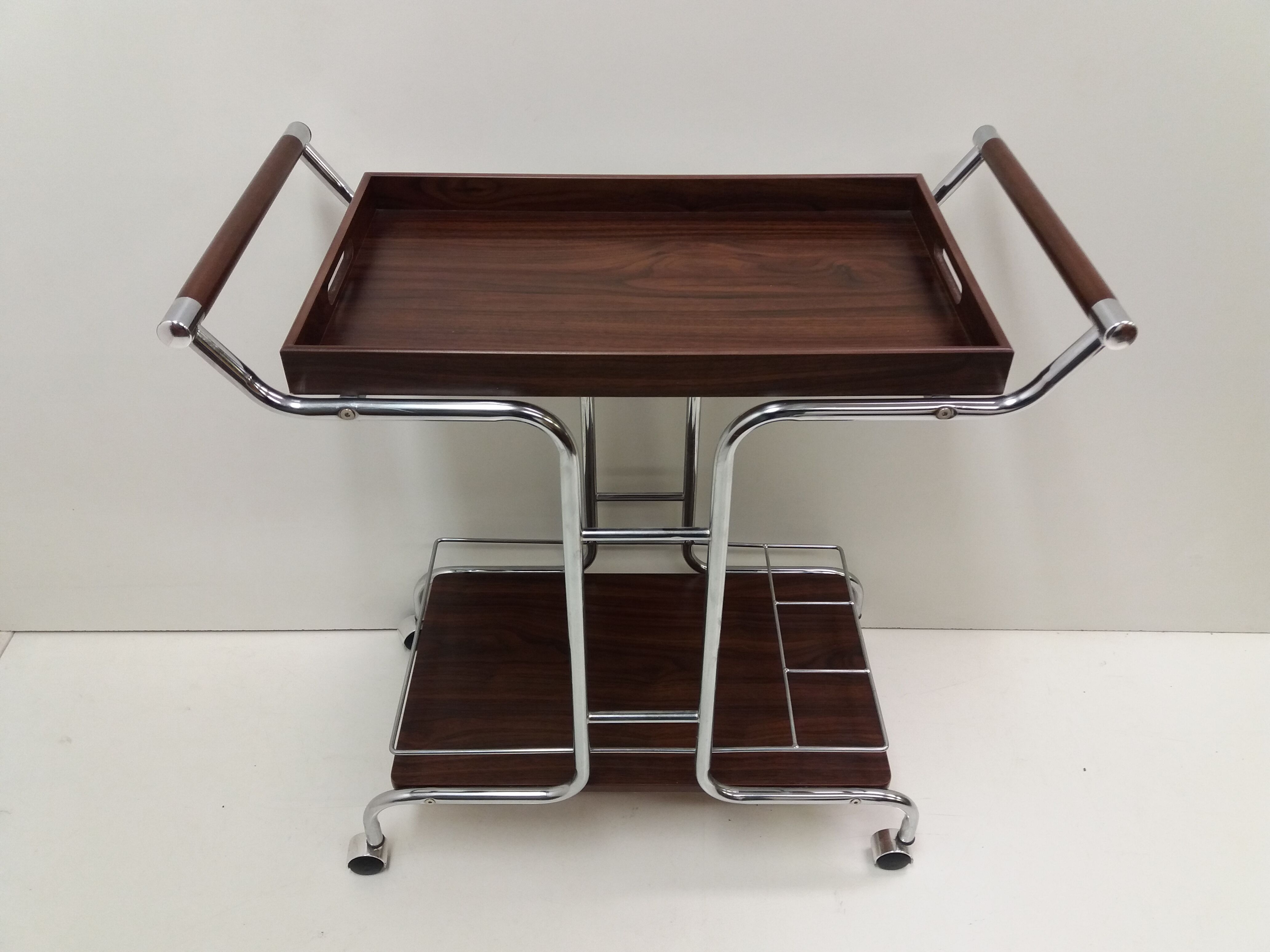 1980 Serving metal table, Czechoslovakia