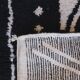 Tapis berbère noir et blanc