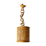 Rattan suspension light