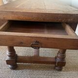 Solid oak farmhouse table