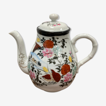 Hand-painted porcelain teapot