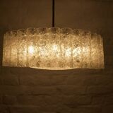 Blown glass ceiling chandelier