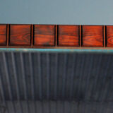 Mahogany mirror - scandinavia, 1960s