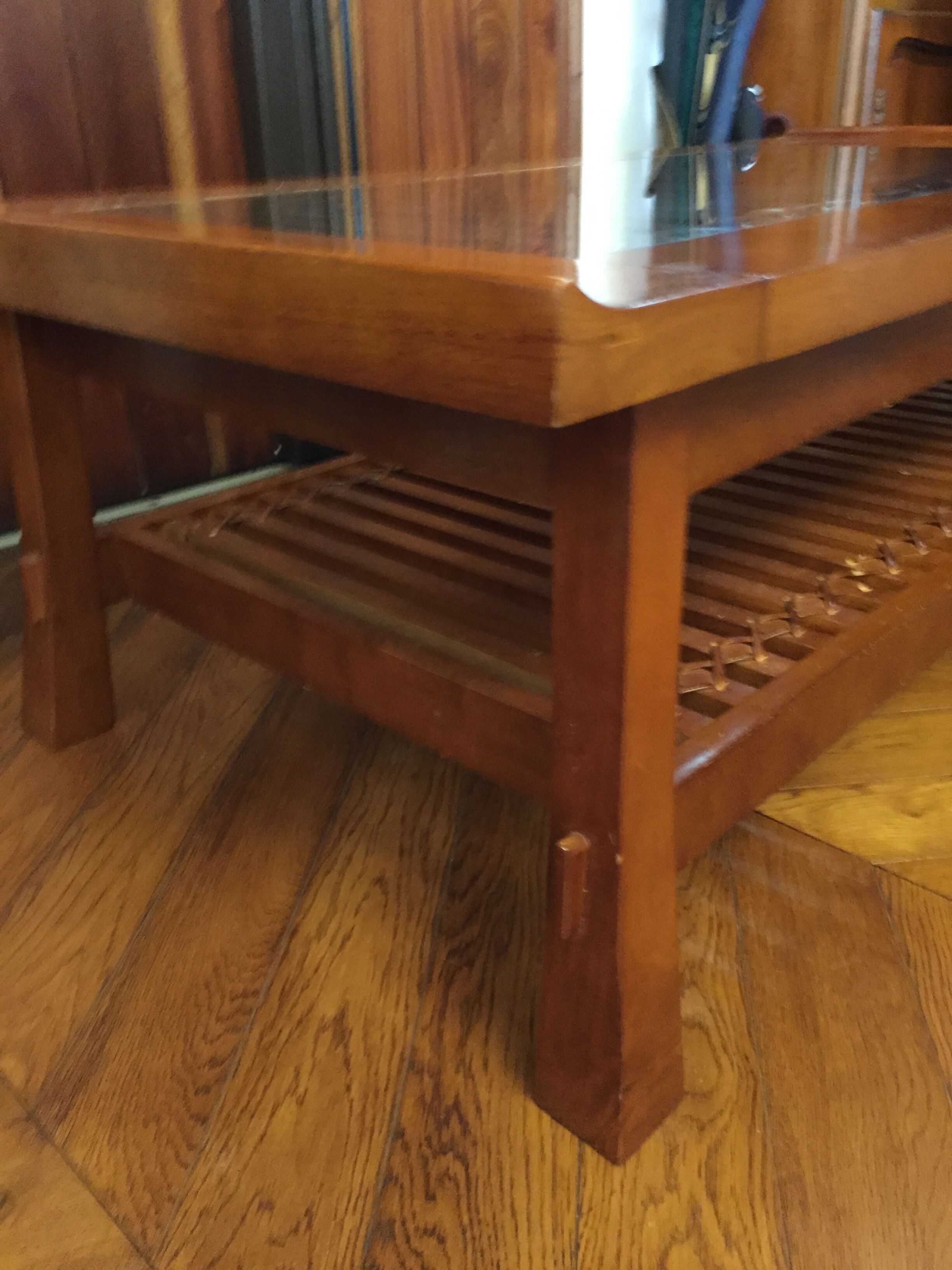 Exotic wooden Asian style coffee table