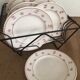 8 dessert plates, Digoin - Model Andrée