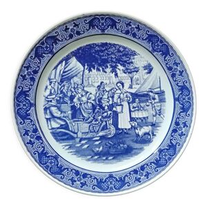 assiette Delfts bleu