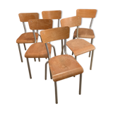 Lot of 6 mullca chairs