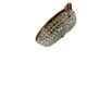 Vintage brass ceiling light/suspension with crystal.