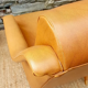 Vintage armchair in skai