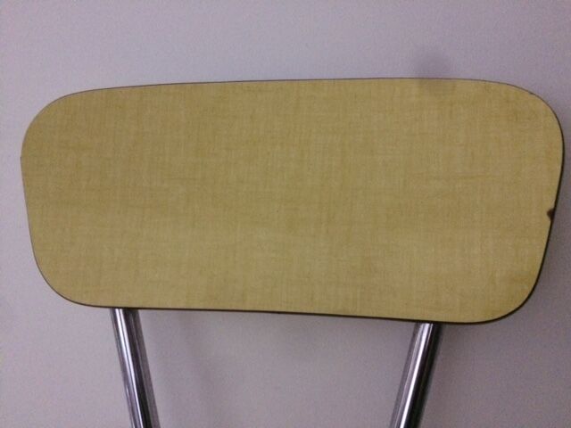 Yellow formica chairs
