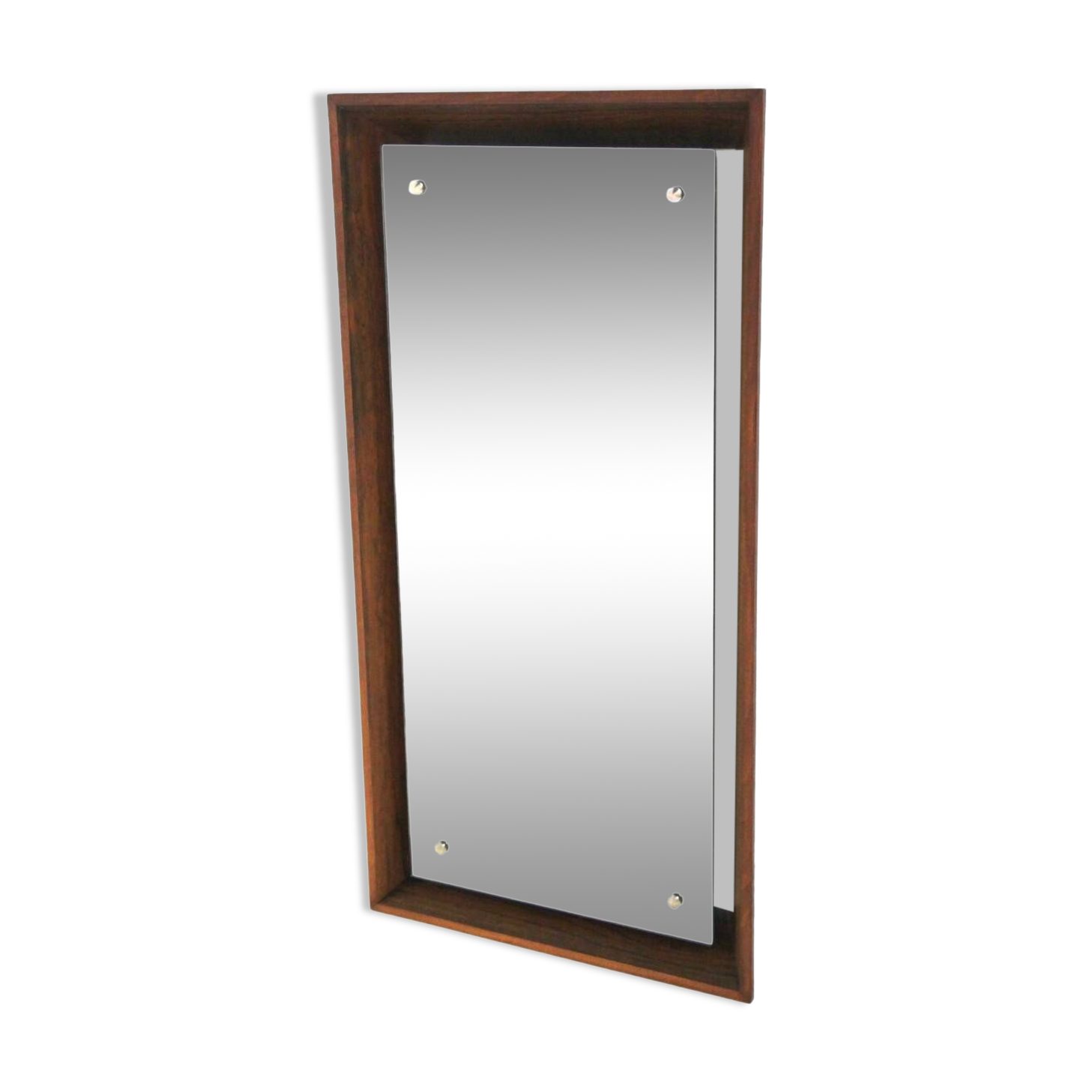 Scandinavian rosewood mirror, Sweden, 1960, 108cm x 56cm