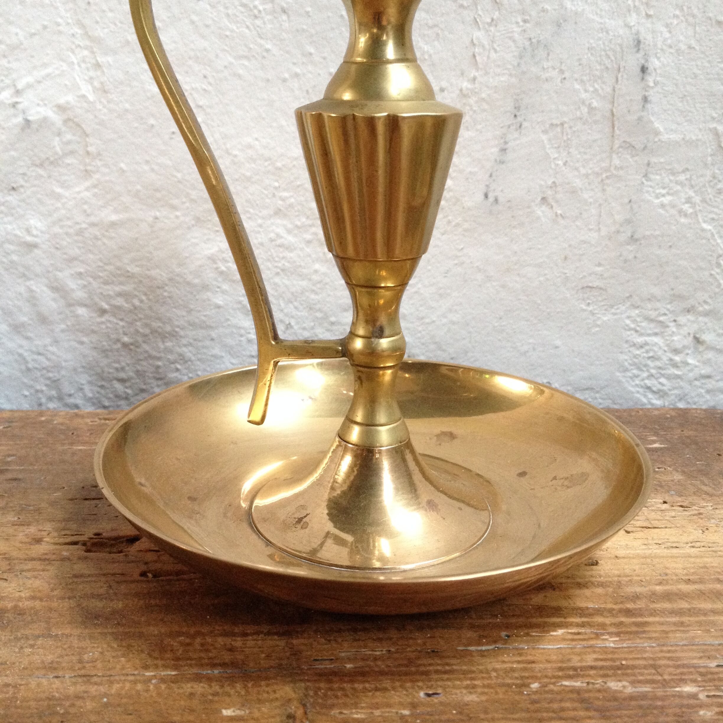 Brass empire candlestick