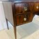 Sheraton flamed mahogany serving trolley, late 18th century