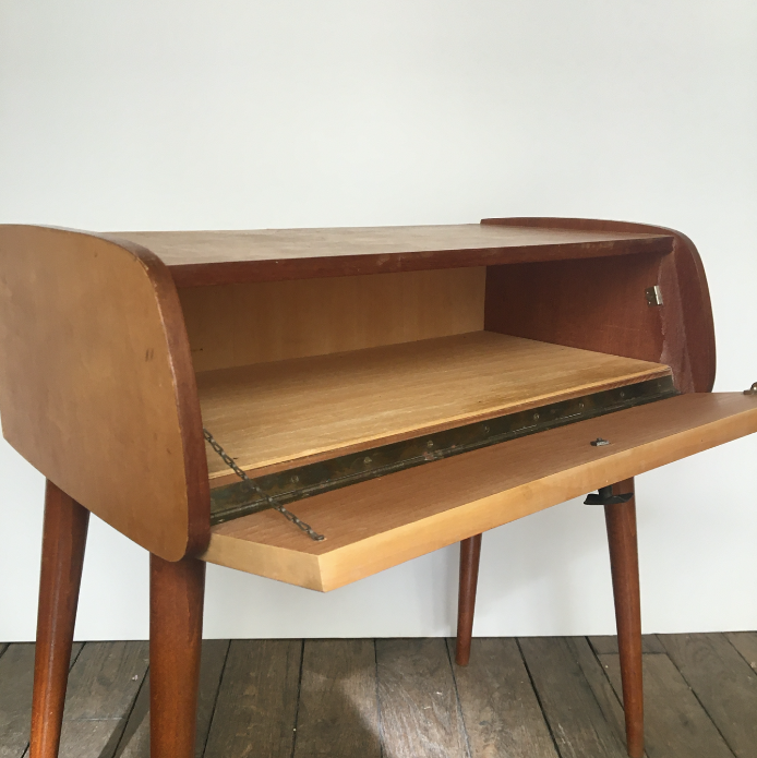 Bedside table compass legs 50s