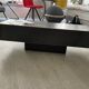 Console basse, meuble de rangement en acier brut Metallica