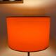 Vintage orange Space Age floor lamp from the 1970s