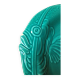 Set of 6 green fish slip plates