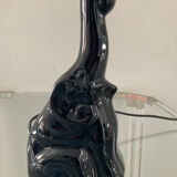 Vintage ceramic elephant lamp from the 70s