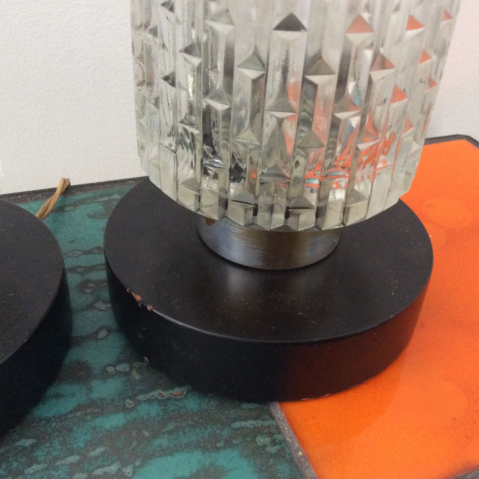Paire de lampes vintage des années 60-70