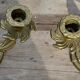 Brass candle holders