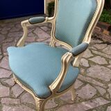 Louis XV convertible armchair