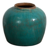 Ancient turquoise green vase (circa 1820) #21